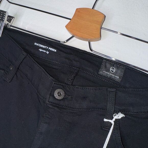 AG MATERNITY PRIMA Cigarette Leg Black Size 24 - Picture 6 of 11